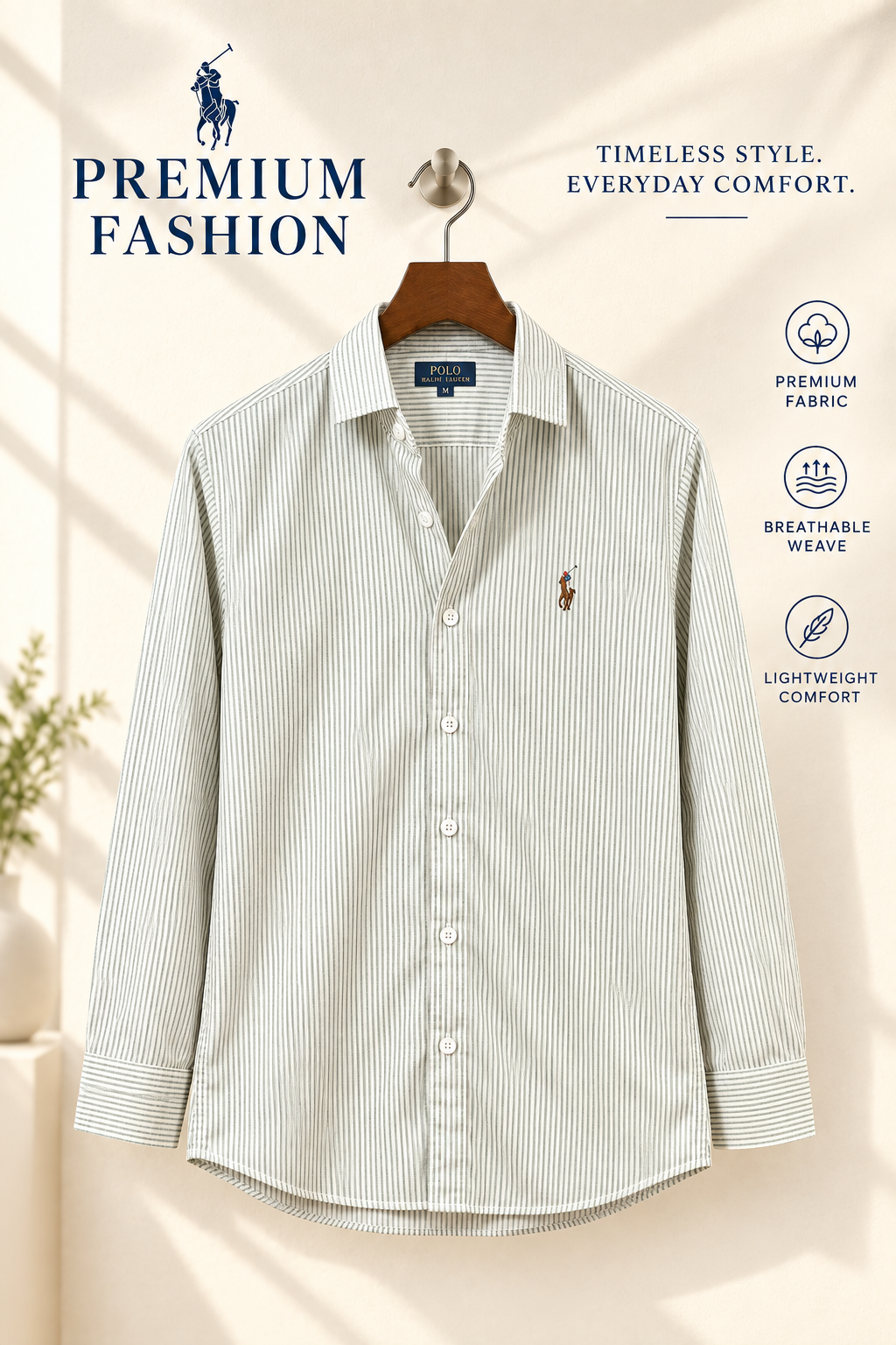 Ice Blue Old Money Shirt |OMS