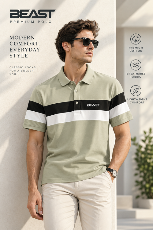 BEAST Sage Royale Polo