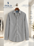 Classic Black & White Striped Old Money Shirt